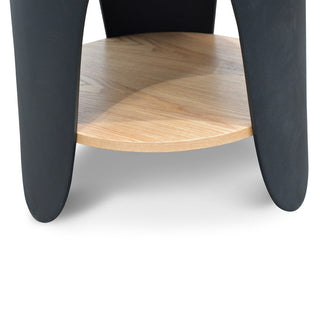 Redfern Side Table Black Natural