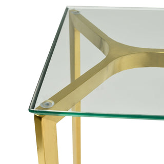 Poppy Console Table Gold