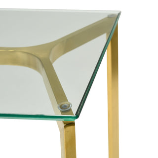 Poppy Console Table Gold