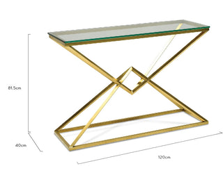 Mosman Console Table Gold