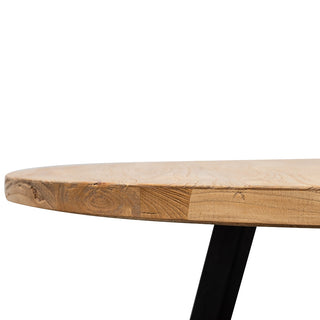 Hugo Dining Table Black Natural