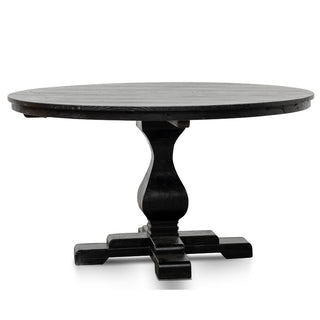Noosa Dining Table Black Tan Red