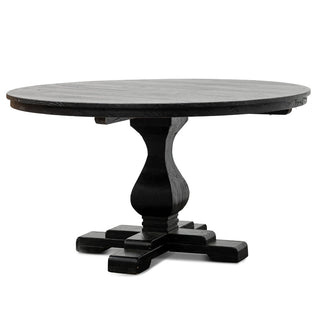 Noosa Dining Table Black Tan Red