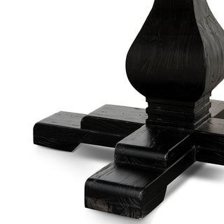 Noosa Dining Table Black Tan Red