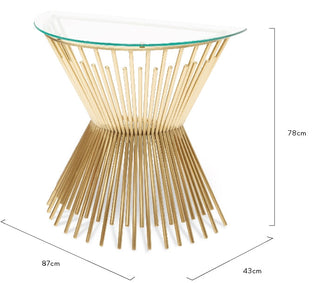 Stella Console Table Gold