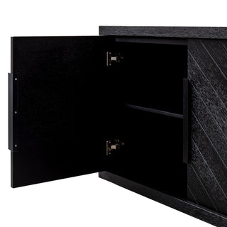 Iris Sideboard Black Red