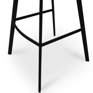 Ella Bar Stool Black Red