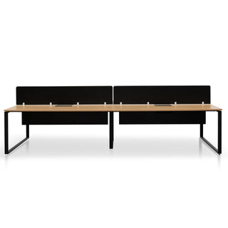 Miles Workstation Black Natural
