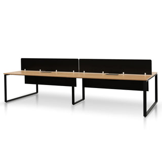 Miles Workstation Black Natural