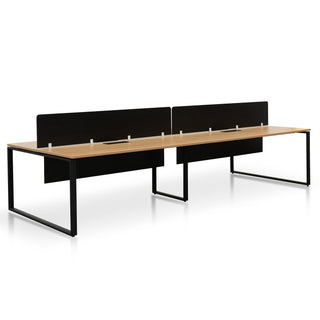 Miles Workstation Black Natural