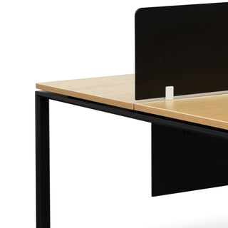 Miles Workstation Black Natural