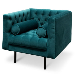 Iris Armchair Green Blue Teal