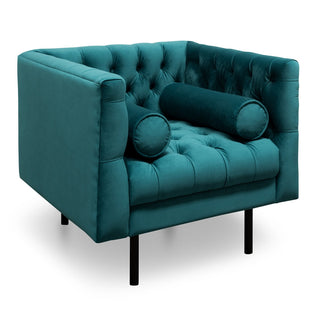 Iris Armchair Green Blue Teal
