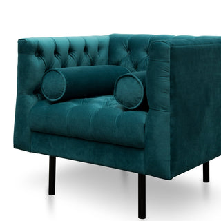 Iris Armchair Green Blue Teal