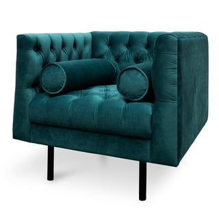 Iris Armchair Green Blue Teal