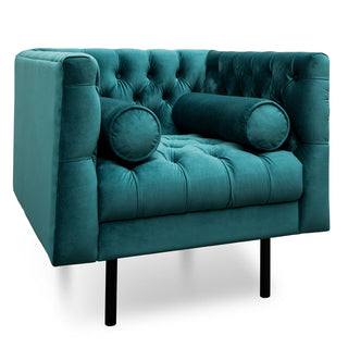 Iris Armchair Green Blue Teal