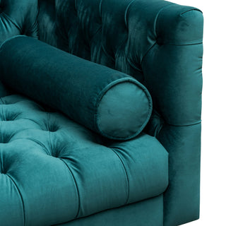 Iris Armchair Green Blue Teal