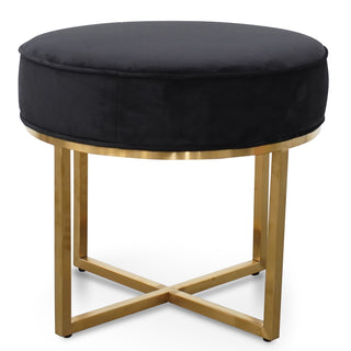 Ruby Ottoman Black Gold