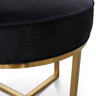 Ruby Ottoman Black Gold