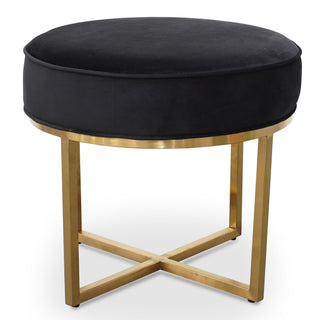 Ruby Ottoman Black Gold