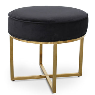 Ruby Ottoman Black Gold