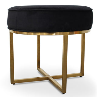 Ruby Ottoman Black Gold