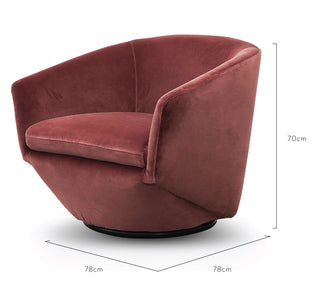 Caleb Armchair Orange