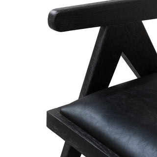 Liam Armchair Black Tan