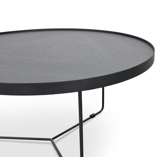 Clara Coffee Table Black Oak