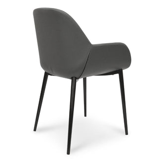 Noah Dining Chair Black Grey Charcoal