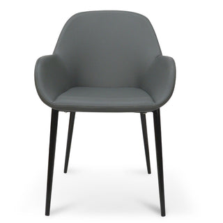 Noah Dining Chair Black Grey Charcoal