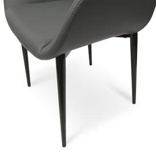 Noah Dining Chair Black Grey Charcoal