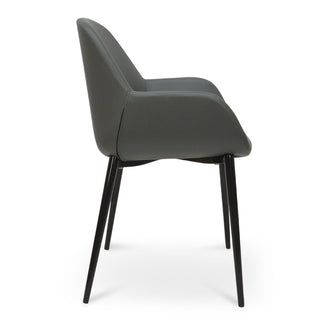 Noah Dining Chair Black Grey Charcoal