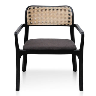 Liam Armchair Black Grey
