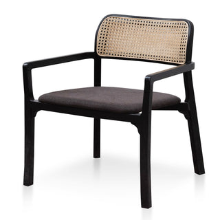 Liam Armchair Black Grey
