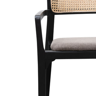 Hornsby Armchair Black Grey