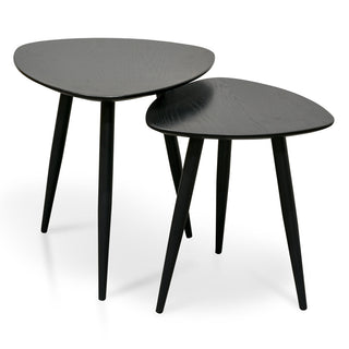 Fitzroy Side Table Black Red