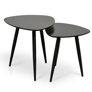 Fitzroy Side Table Black Red
