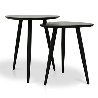 Fitzroy Side Table Black Red
