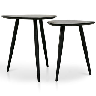 Fitzroy Side Table Black Red