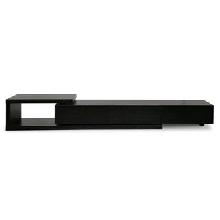 Windsor TV Unit Black Tan