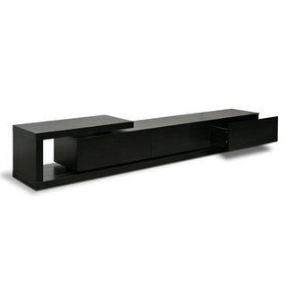 Windsor TV Unit Black Tan