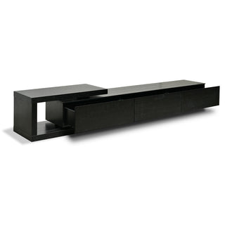 Windsor TV Unit Black Tan
