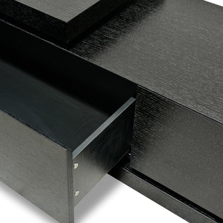 Windsor TV Unit Black Tan