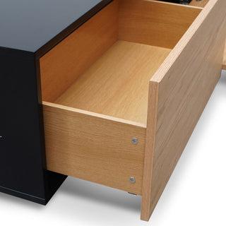 Torquay TV Unit Black Natural