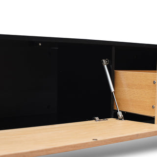 Torquay TV Unit Black Natural