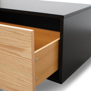 Torquay TV Unit Black Natural