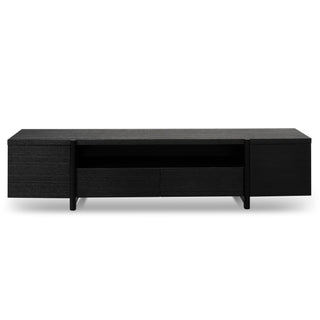 Harper TV Unit Black Oak