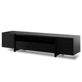 Harper TV Unit Black Oak