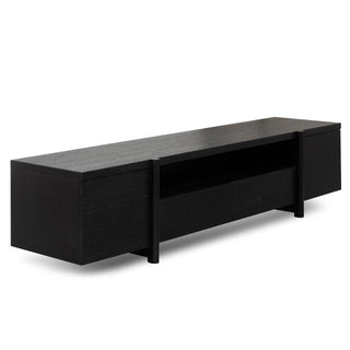 Harper TV Unit Black Oak